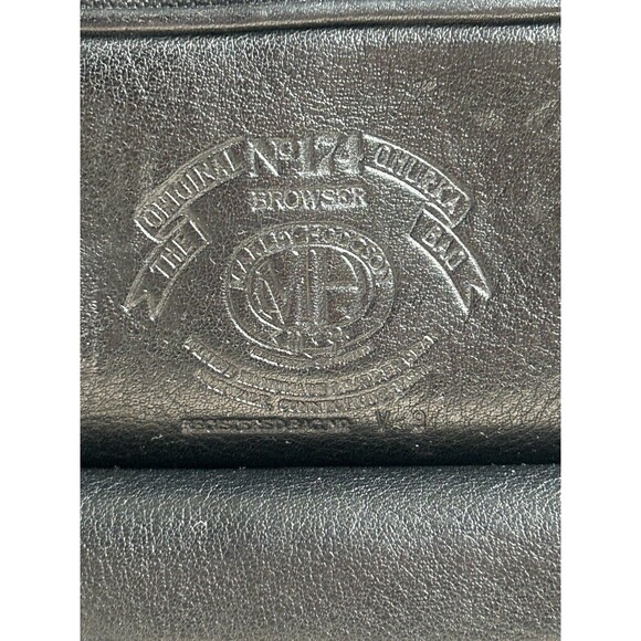 Ghurka MH No.174 All Leather Black Briefcase Shoulder Bag w/Storage belt Vintage - Picture 2 of 16